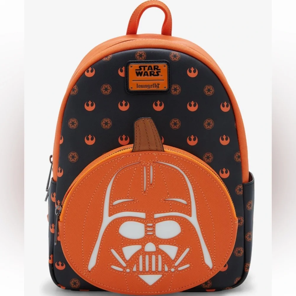 Loungefly Star Wars Darth Vader‎ Glow-in-the-Dark Jack-o-Lantern Mini Backpack
